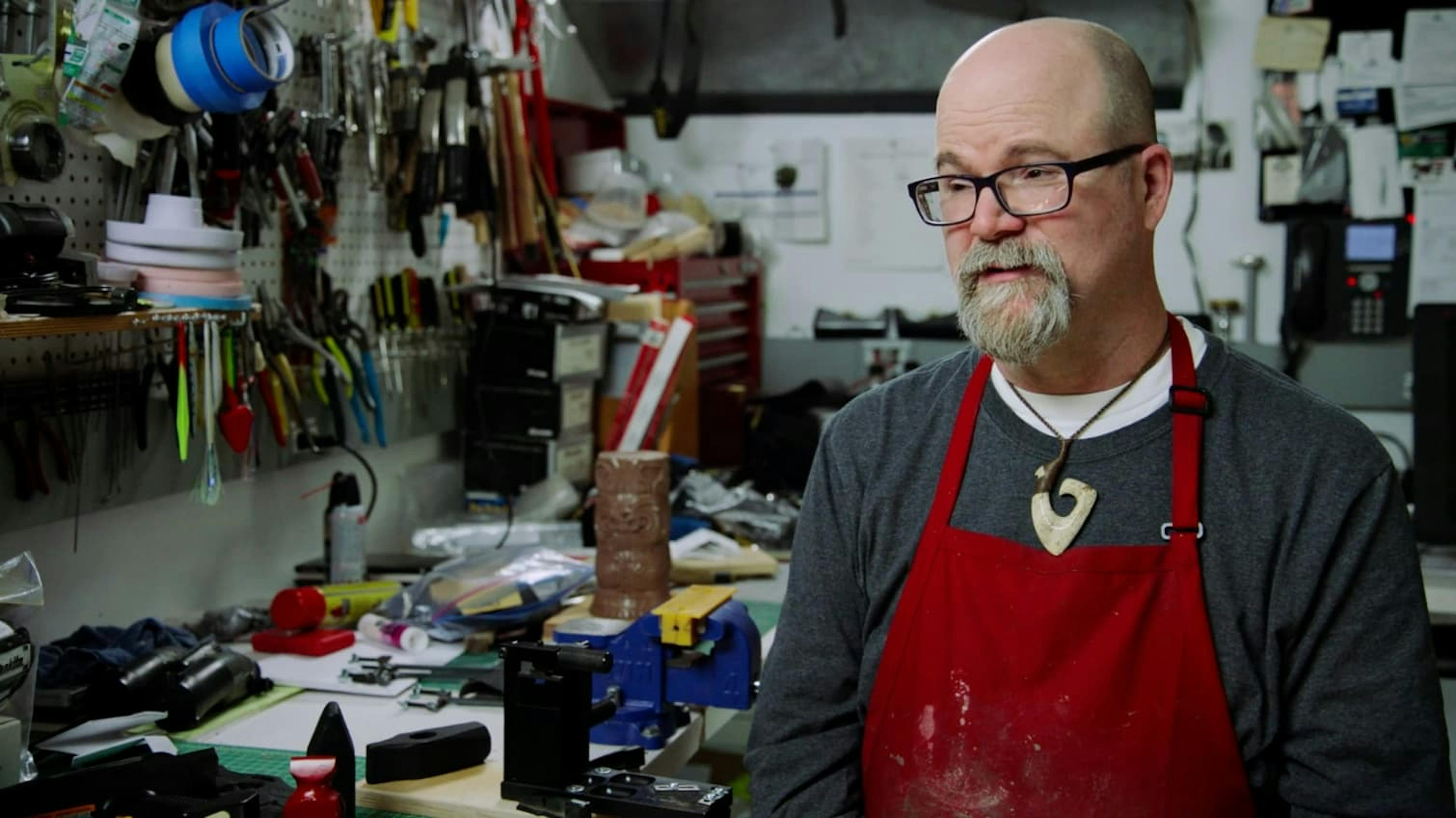 Man in workshop