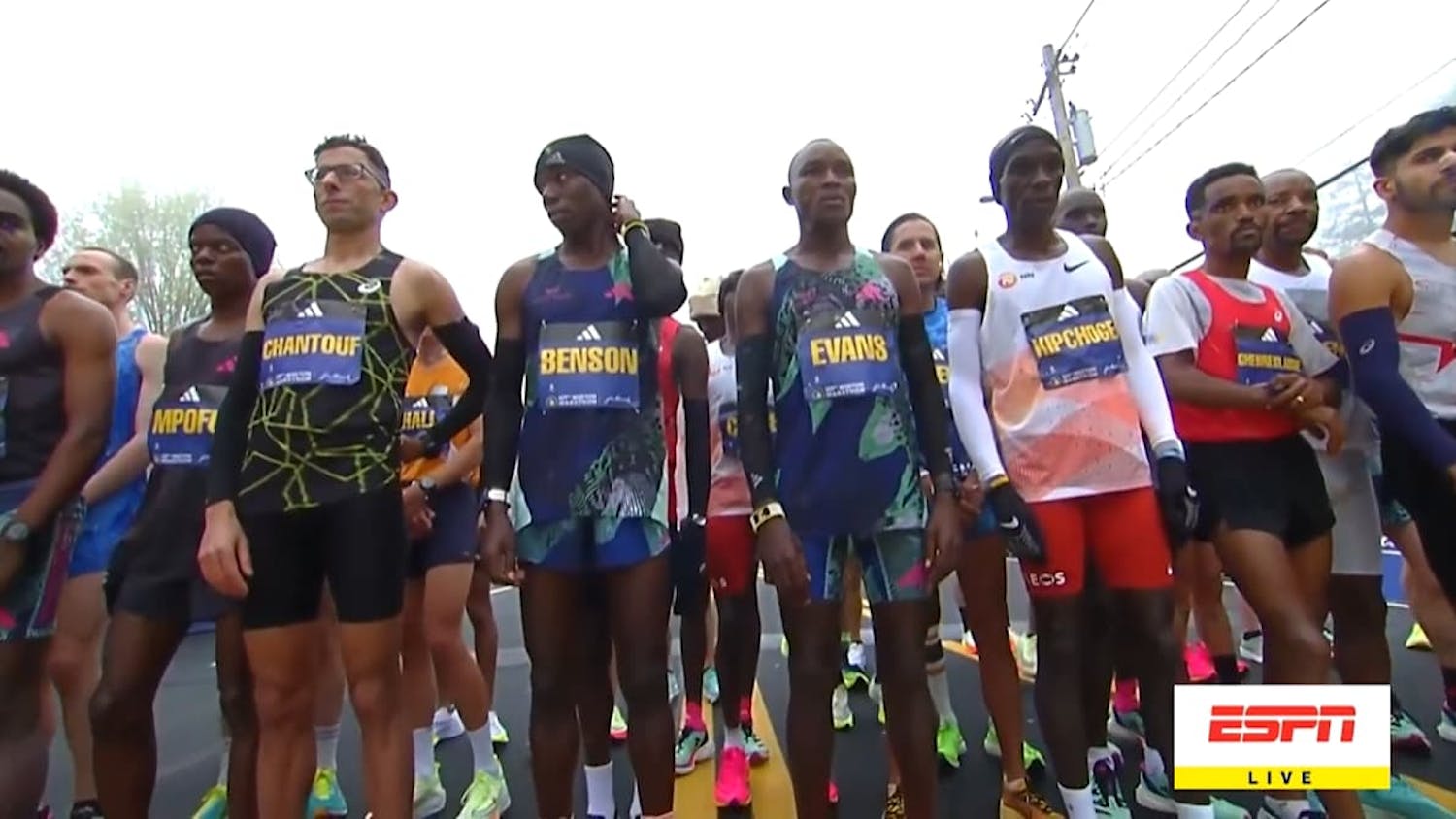 Runners in Boston Marathon