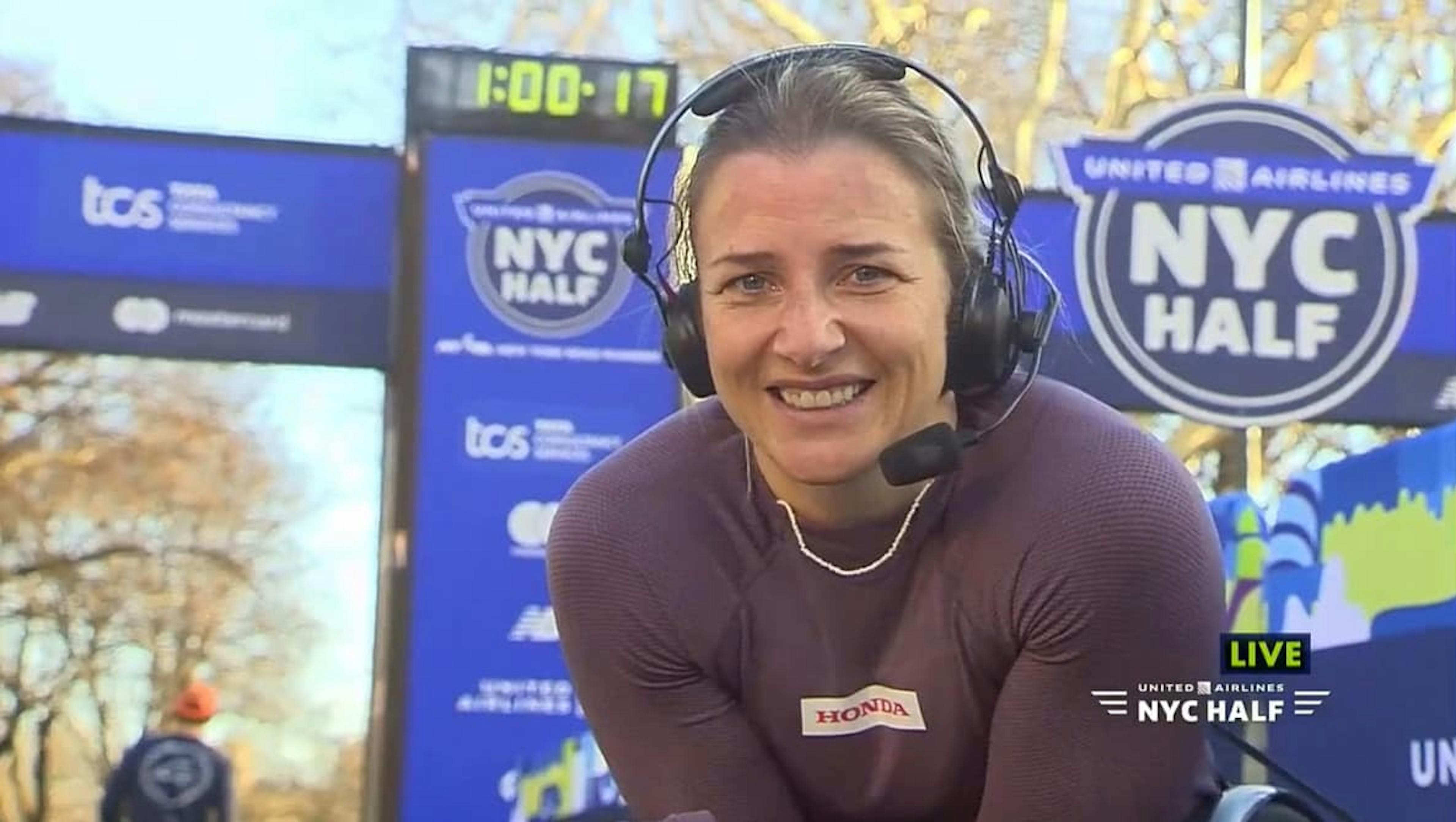 Marathon commentator