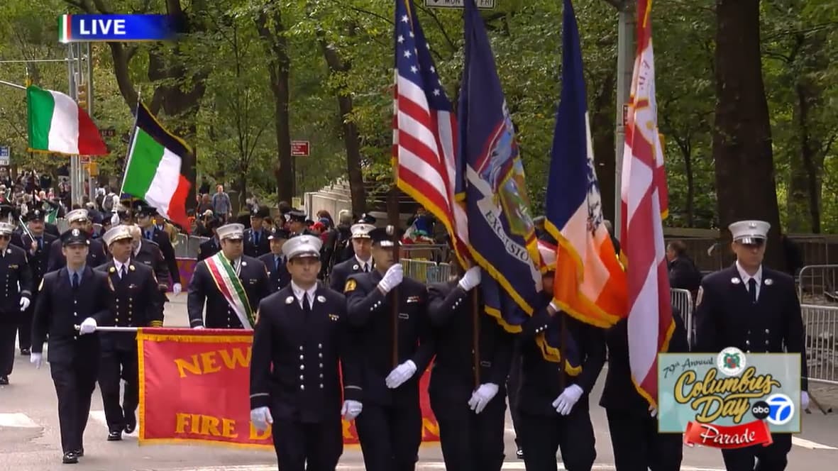 Columbus day parade