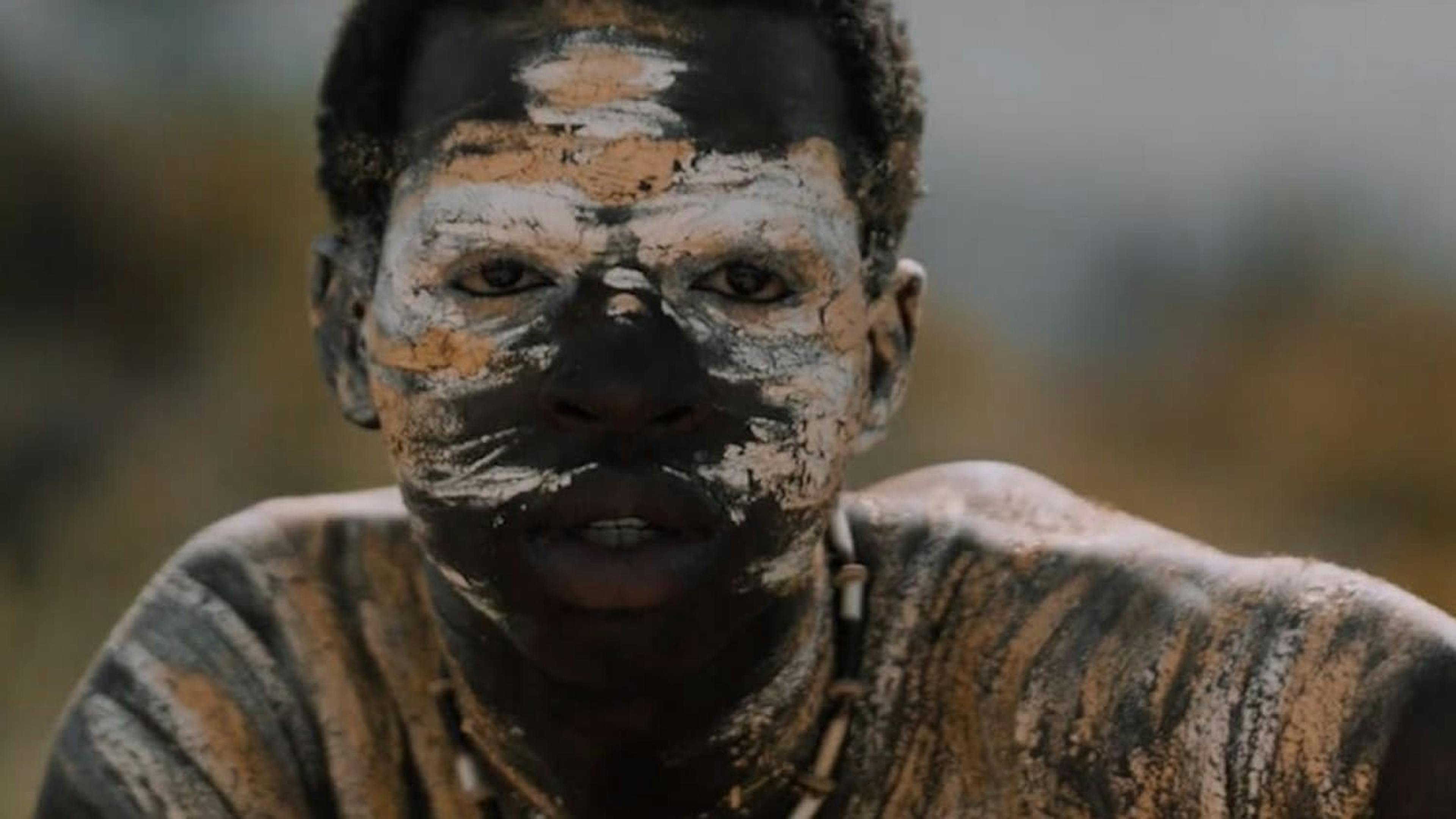 Tribesman looking at camera