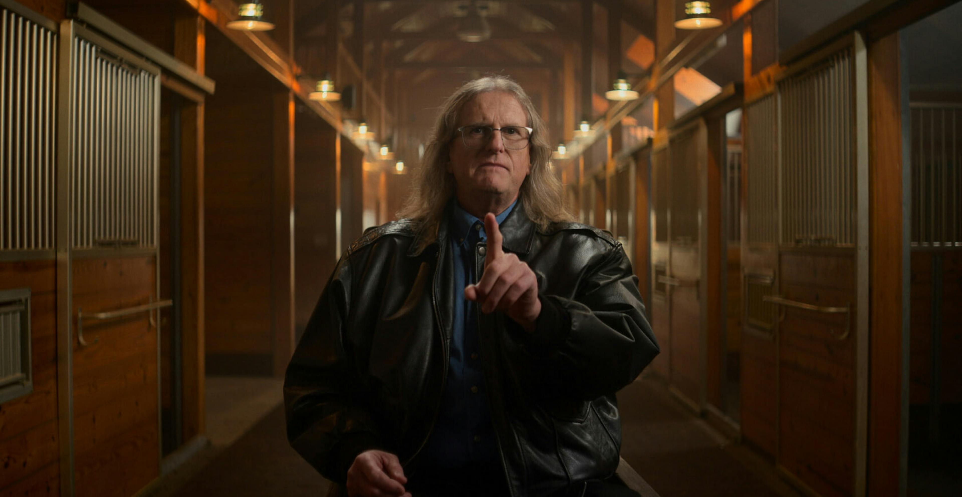 Man pointing at the camera