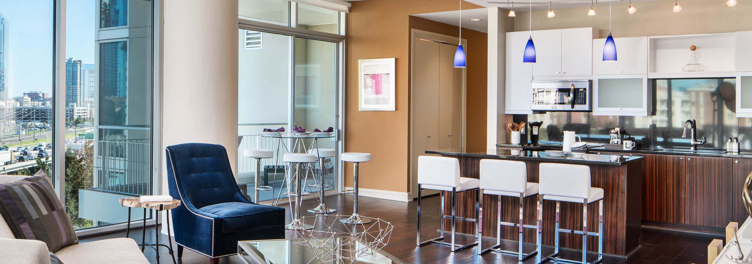 Living room & kitchen; Envy finish package