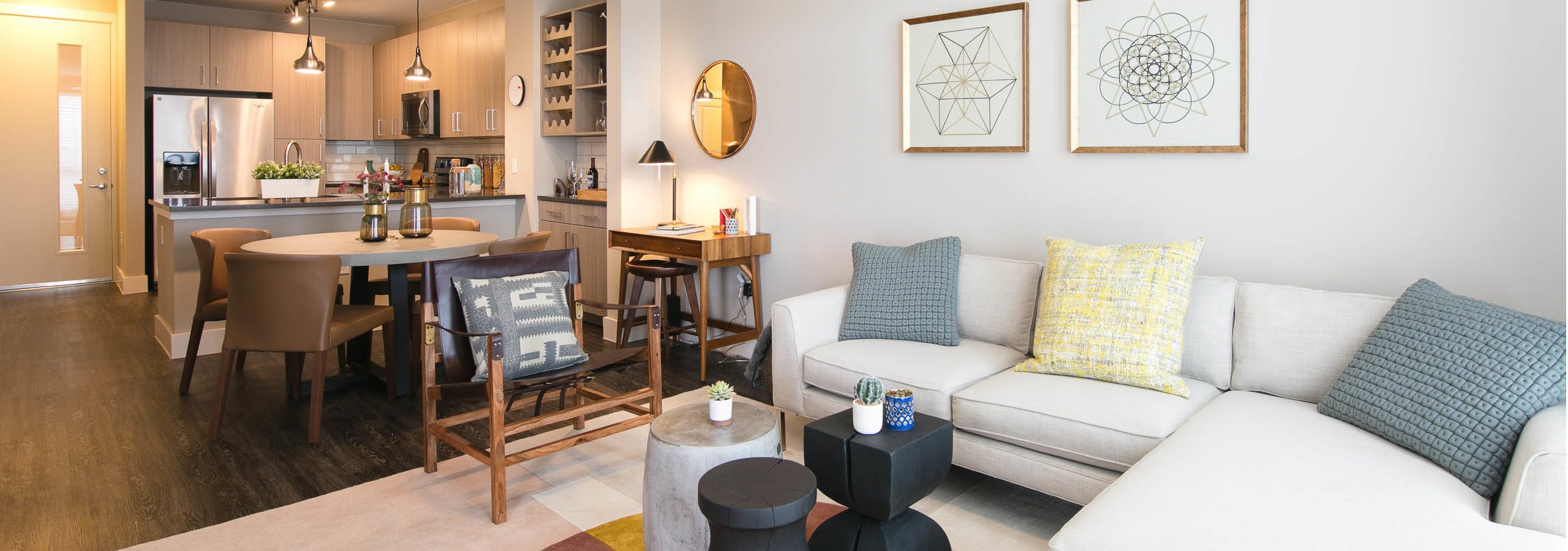Living and dining room