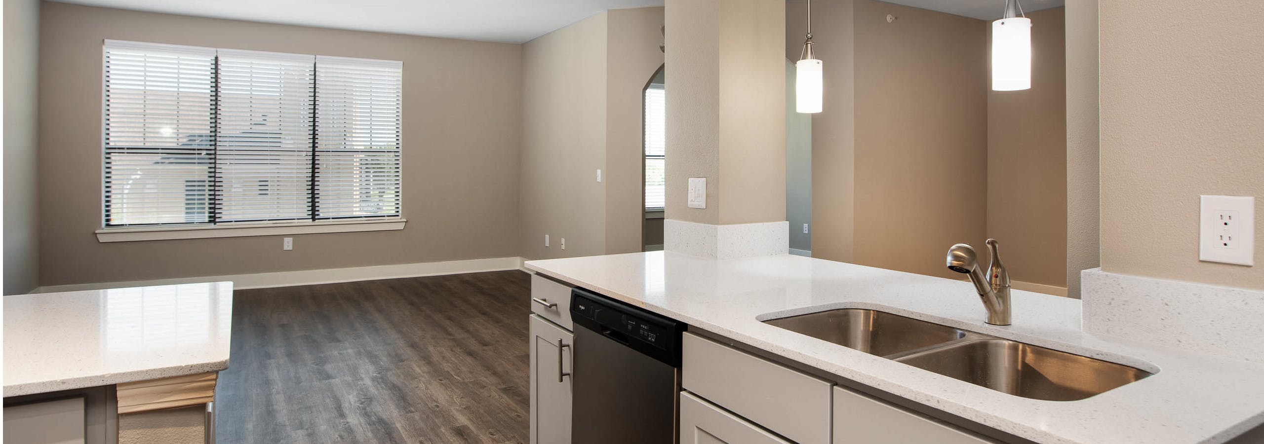 Kitchen & living room