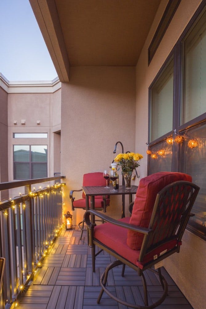 Garden string lights from Home Depot