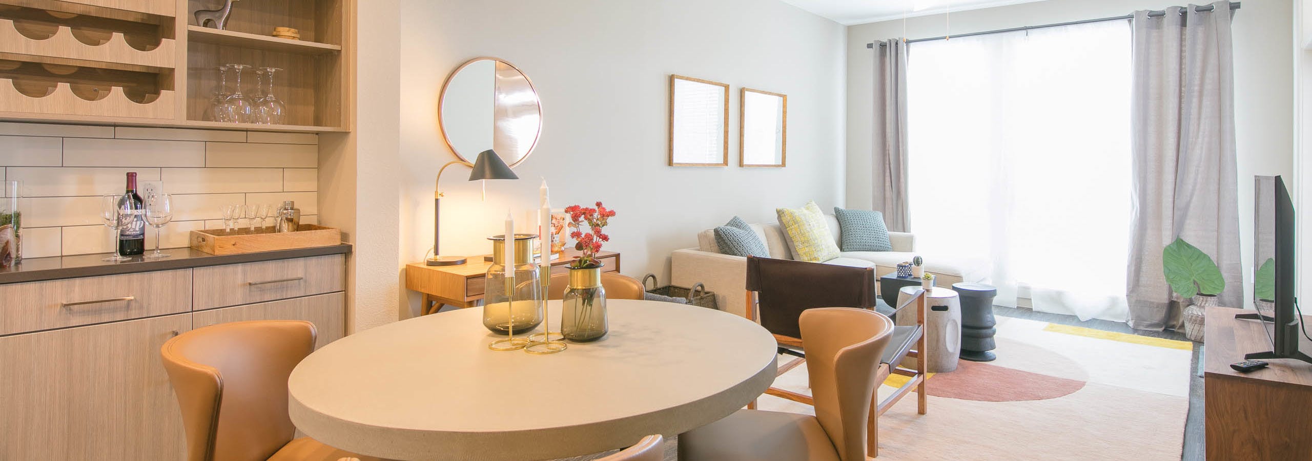Living and dining room