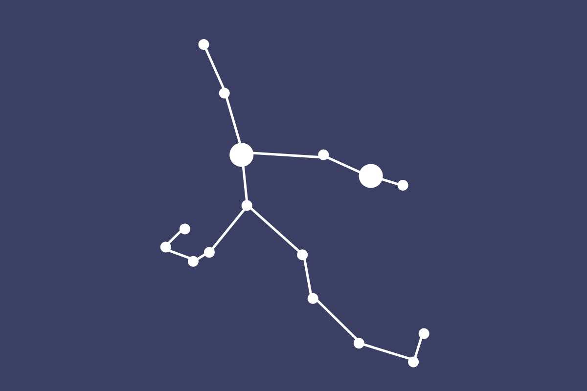 Graphic displaying the Perseus constellation