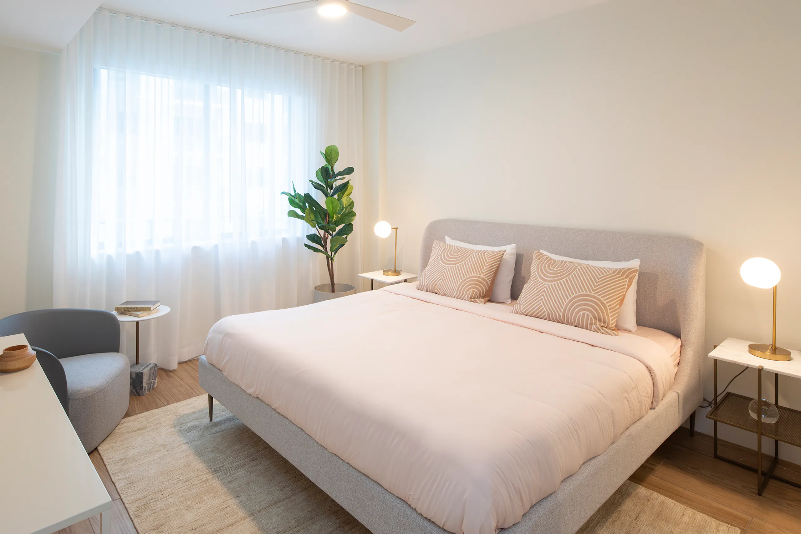 AMLI Midtown Miami bedroom interior - Miami, FL