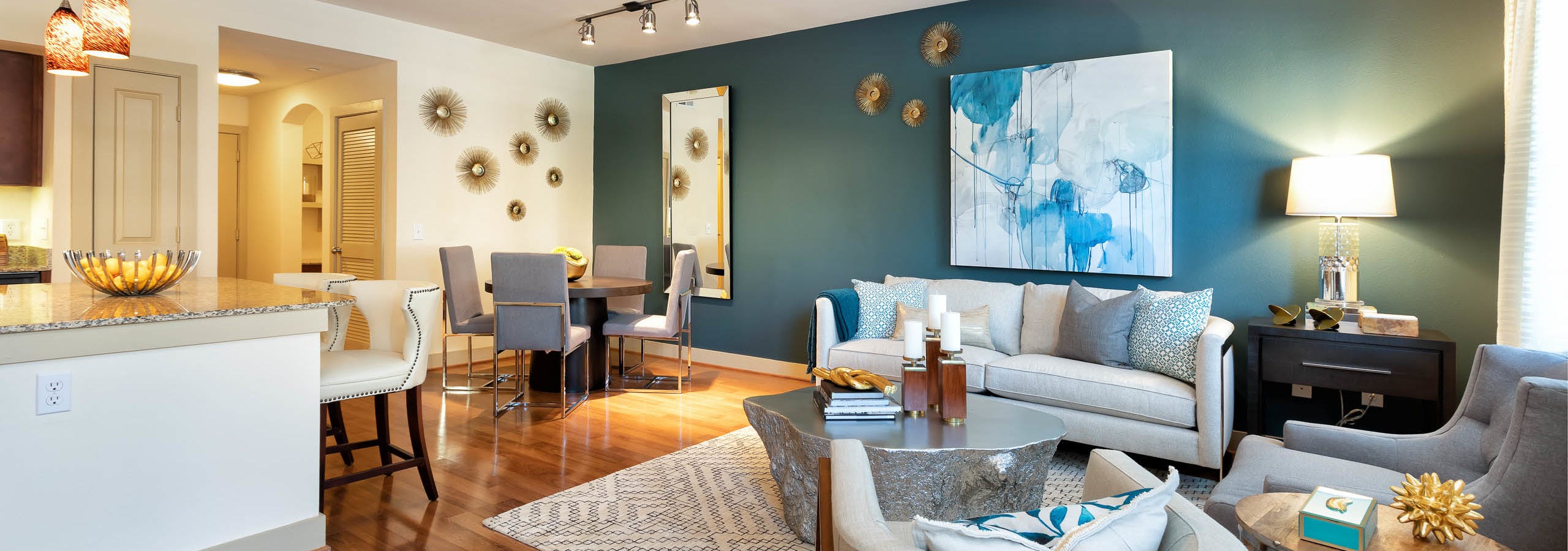 Living and dining room