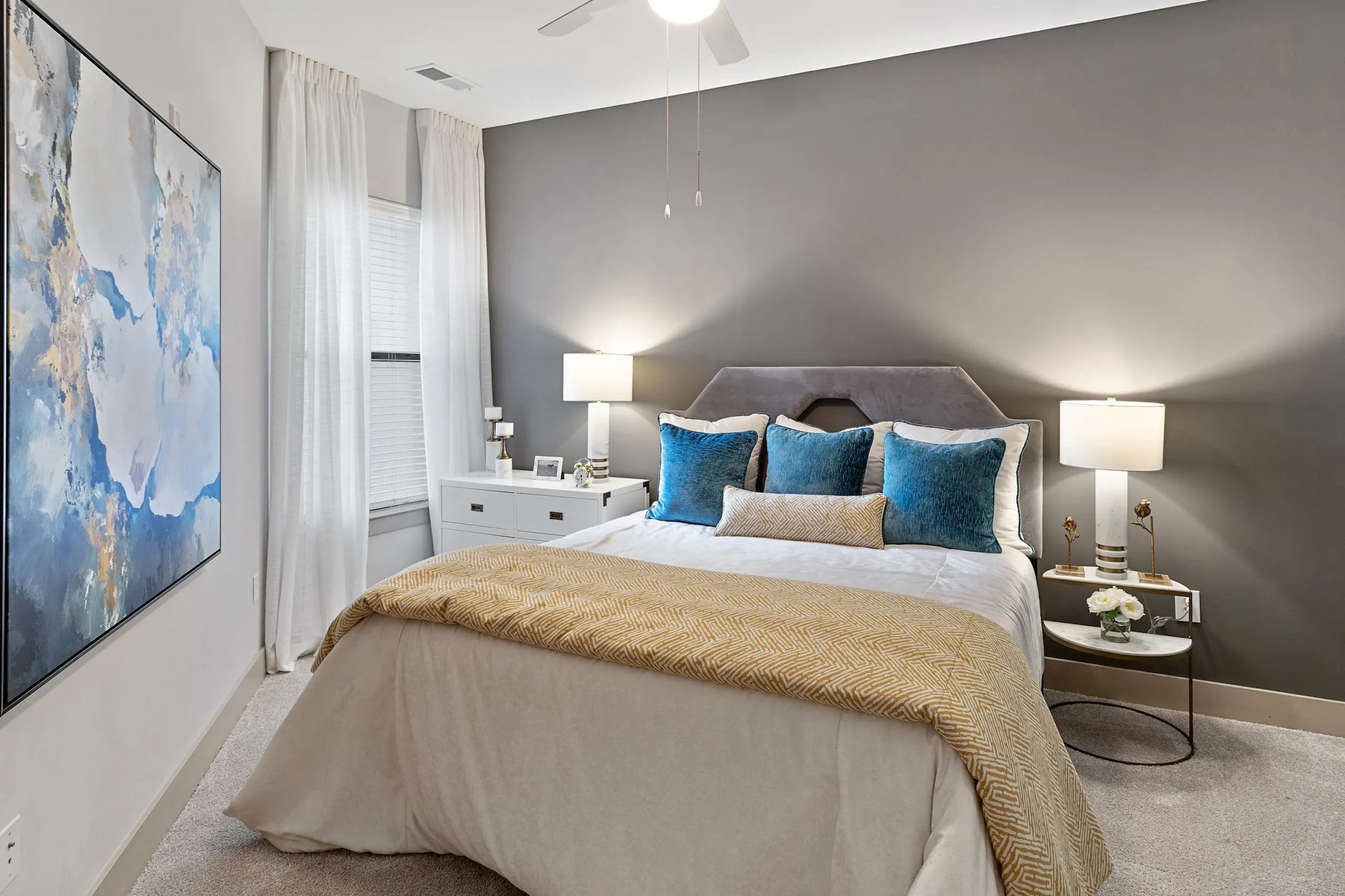 AMLI Parkside bedroom interior - Atlanta, GA