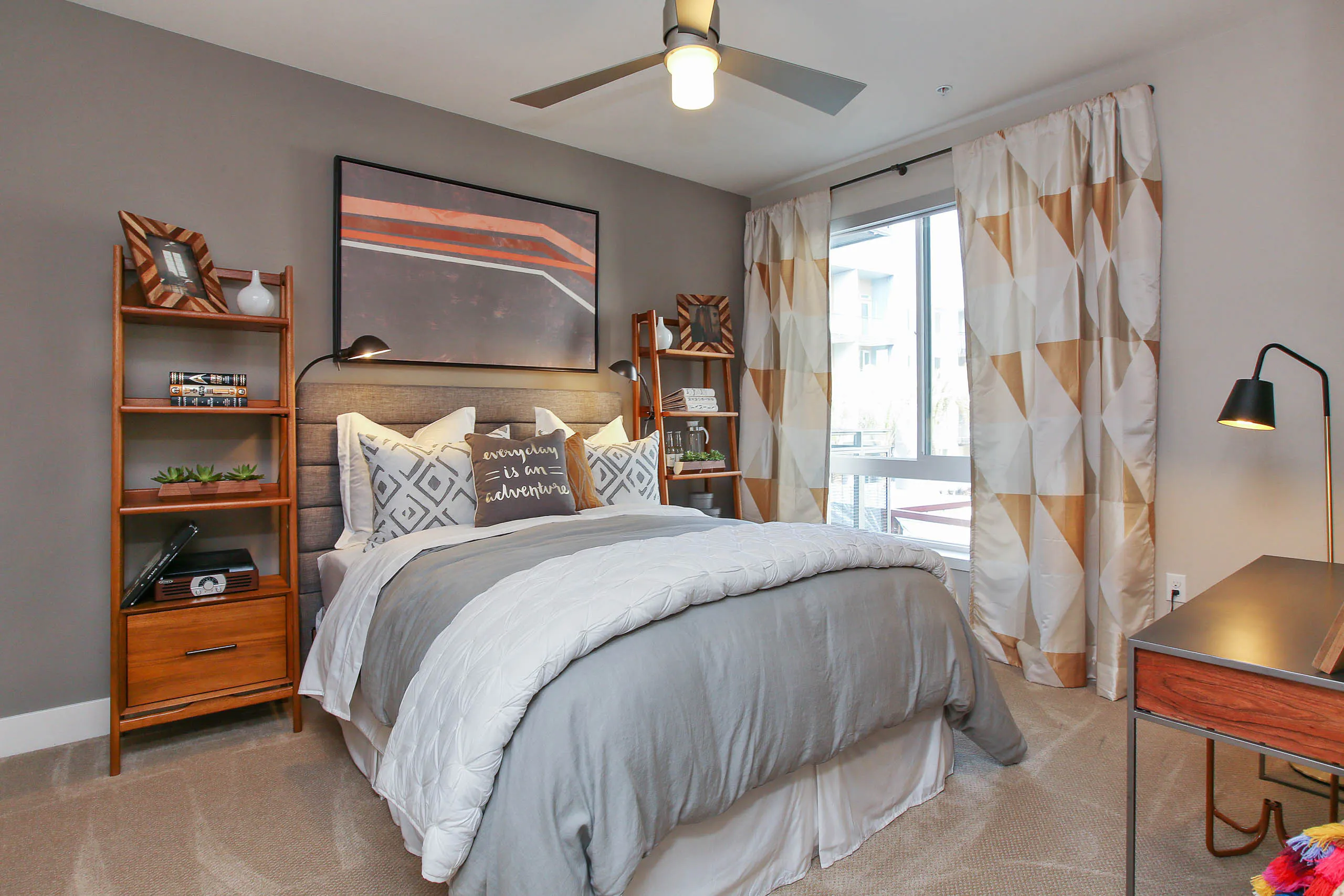 AMLI Uptown Orange apartment bedroom interior - Orange, CA