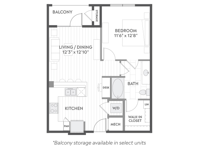 A2 floor plan