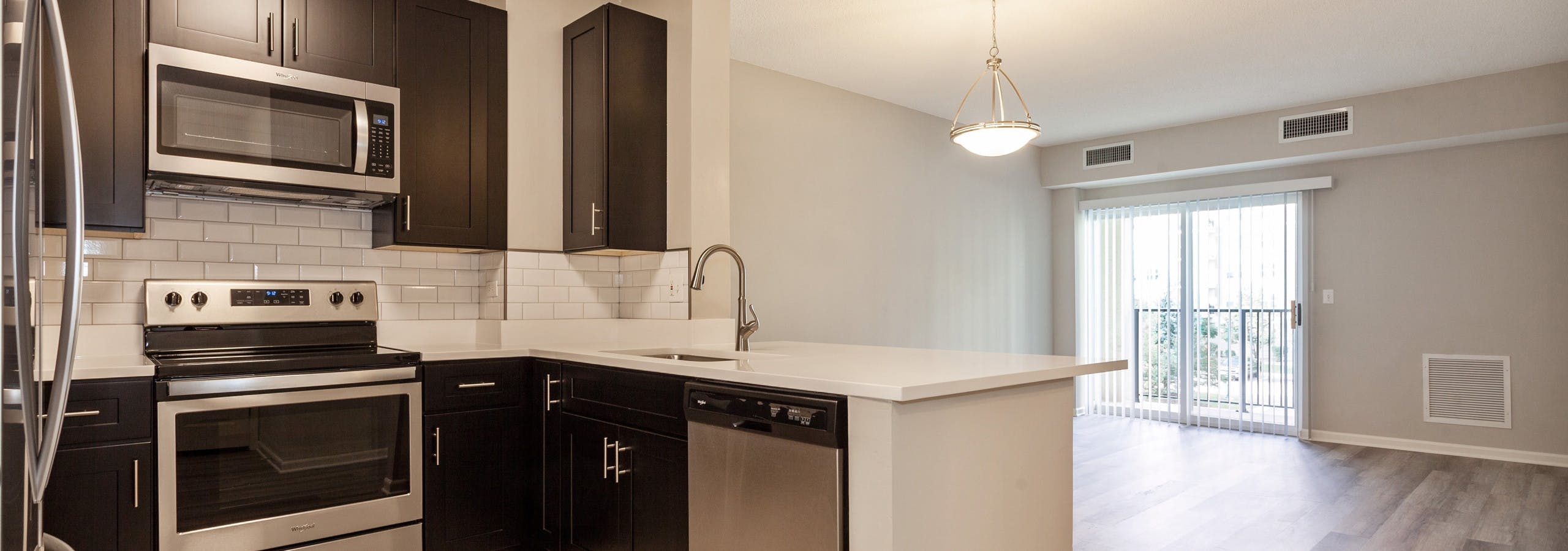 Redesigned kitchen & living room