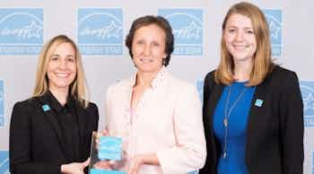 AMLI employees accepting the ENERGY STAR 2019 Partner of the Year award from the Environmental Protection Agency