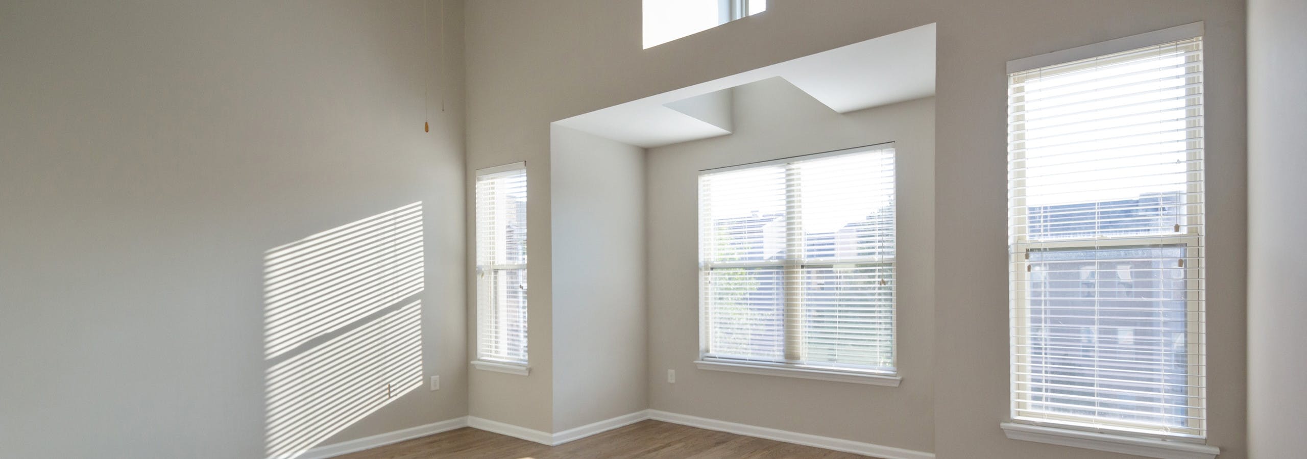 Redesigned townhome kitchen & living room