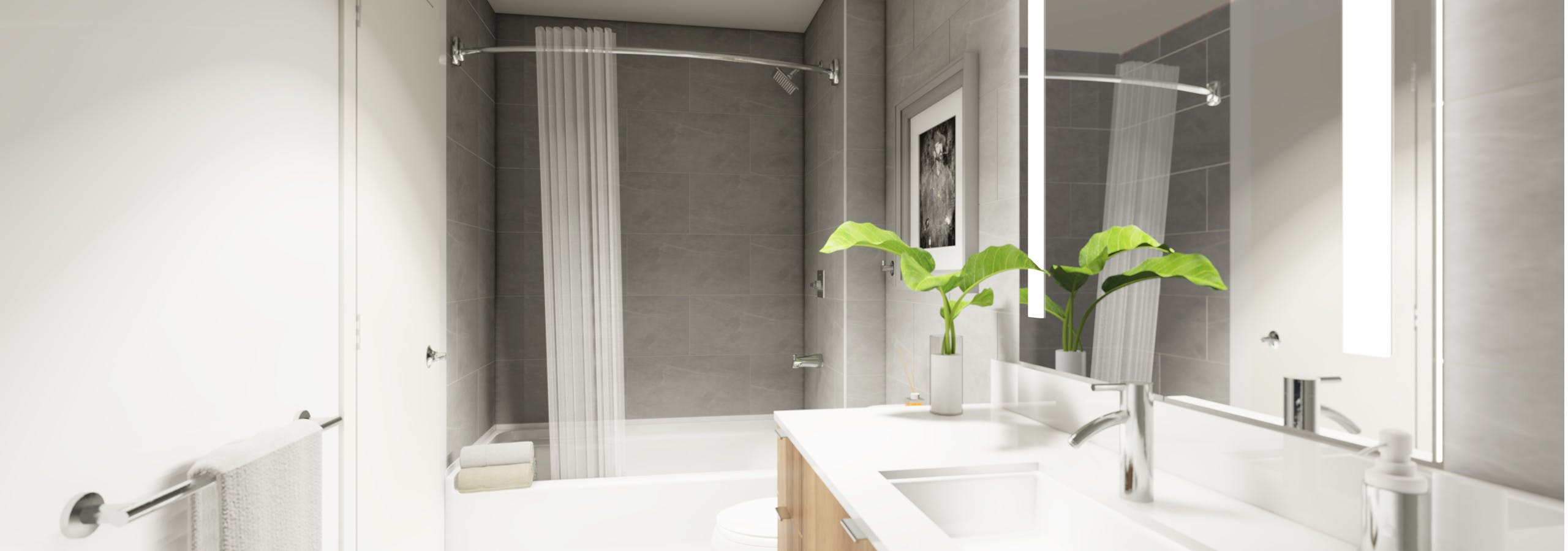 Redesigned interior: bathroom