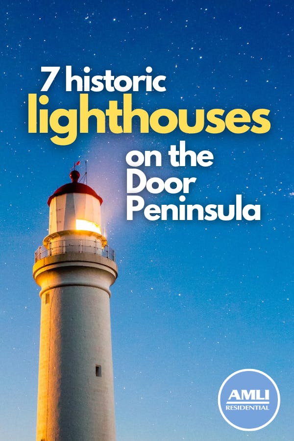 7 Old Lighthouses On The Door Peninsula