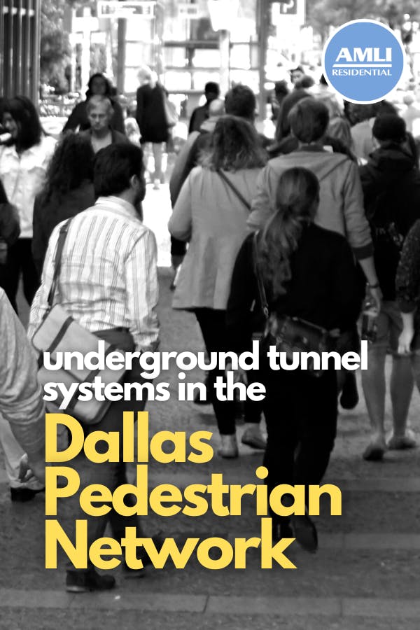 The Underground Pedestrian Tunnel Network in Dallas