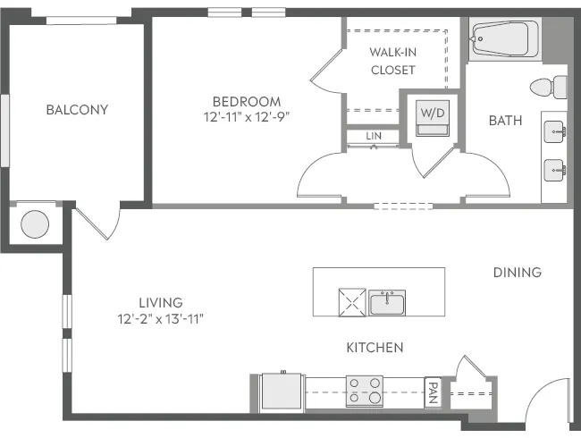 AMLI Camarillo A4c floor plan image - Camarillo, CA