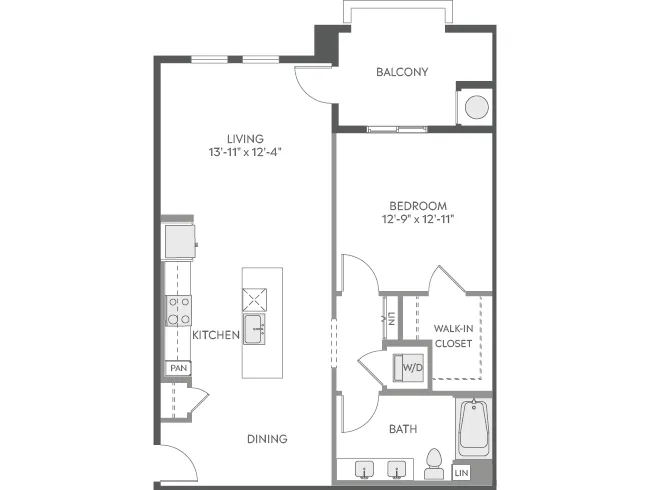 AMLI Camarillo A4b floor plan image - Camarillo, CA