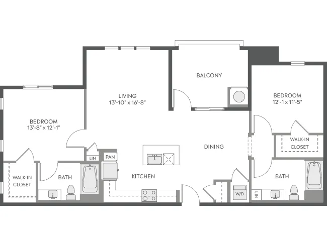 AMLI Camarillo C5 floor plan image - Camarillo, CA