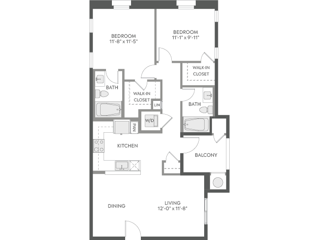 AMLI Camarillo C3 floor plan image - Camarillo, CA