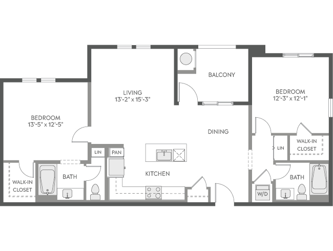 AMLI Camarillo C4a floor plan image - Camarillo, CA