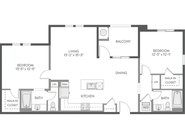 AMLI Camarillo C4a floor plan image - Camarillo, CA