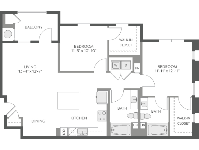 AMLI Camarillo C4d floor plan image - Camarillo, CA