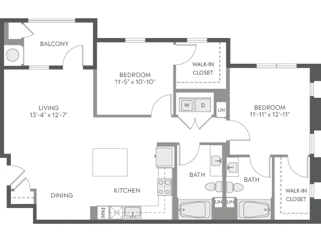 AMLI Camarillo C4d floor plan image - Camarillo, CA