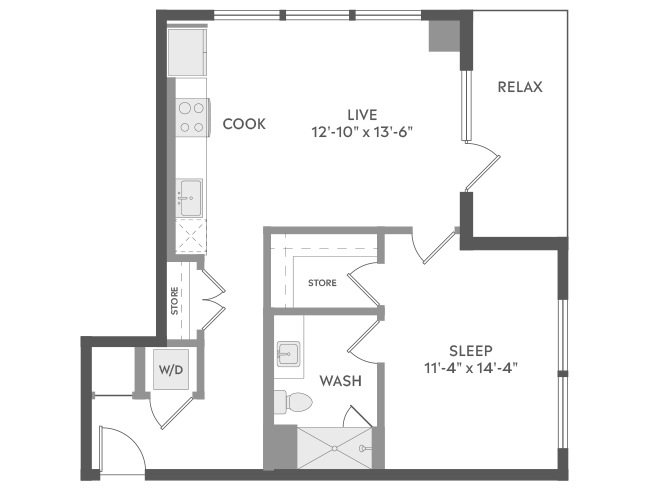 A3b floor plan