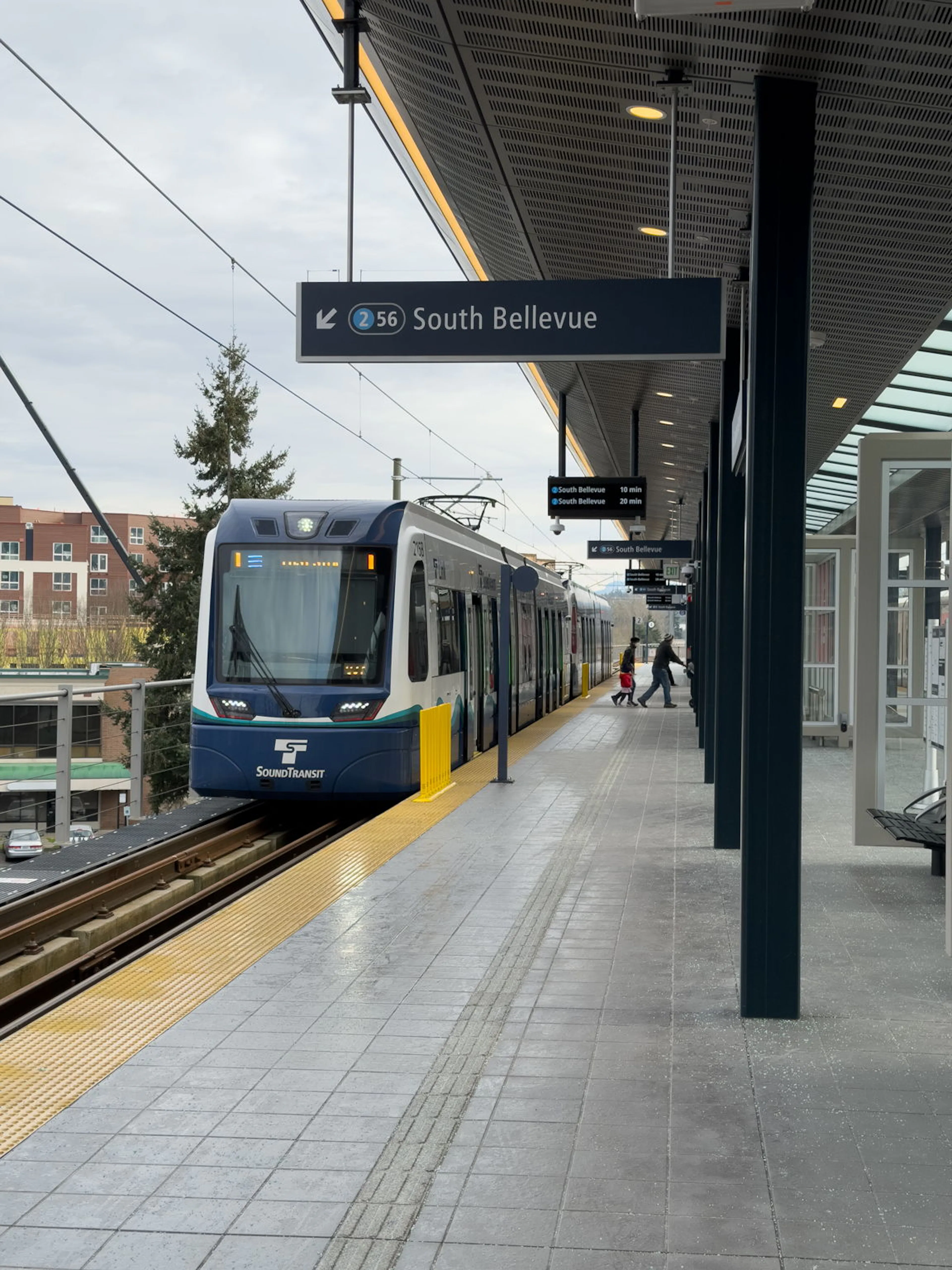 The Redmond Way station for the link light rail