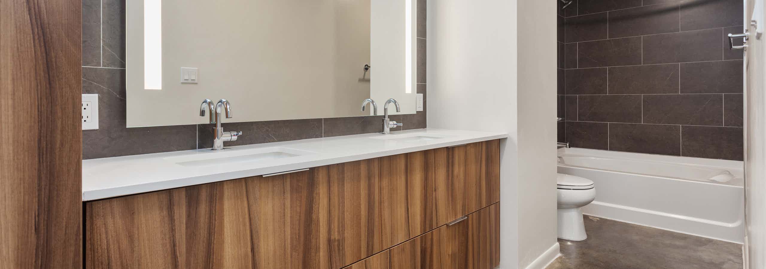 Redesigned interior: bathroom