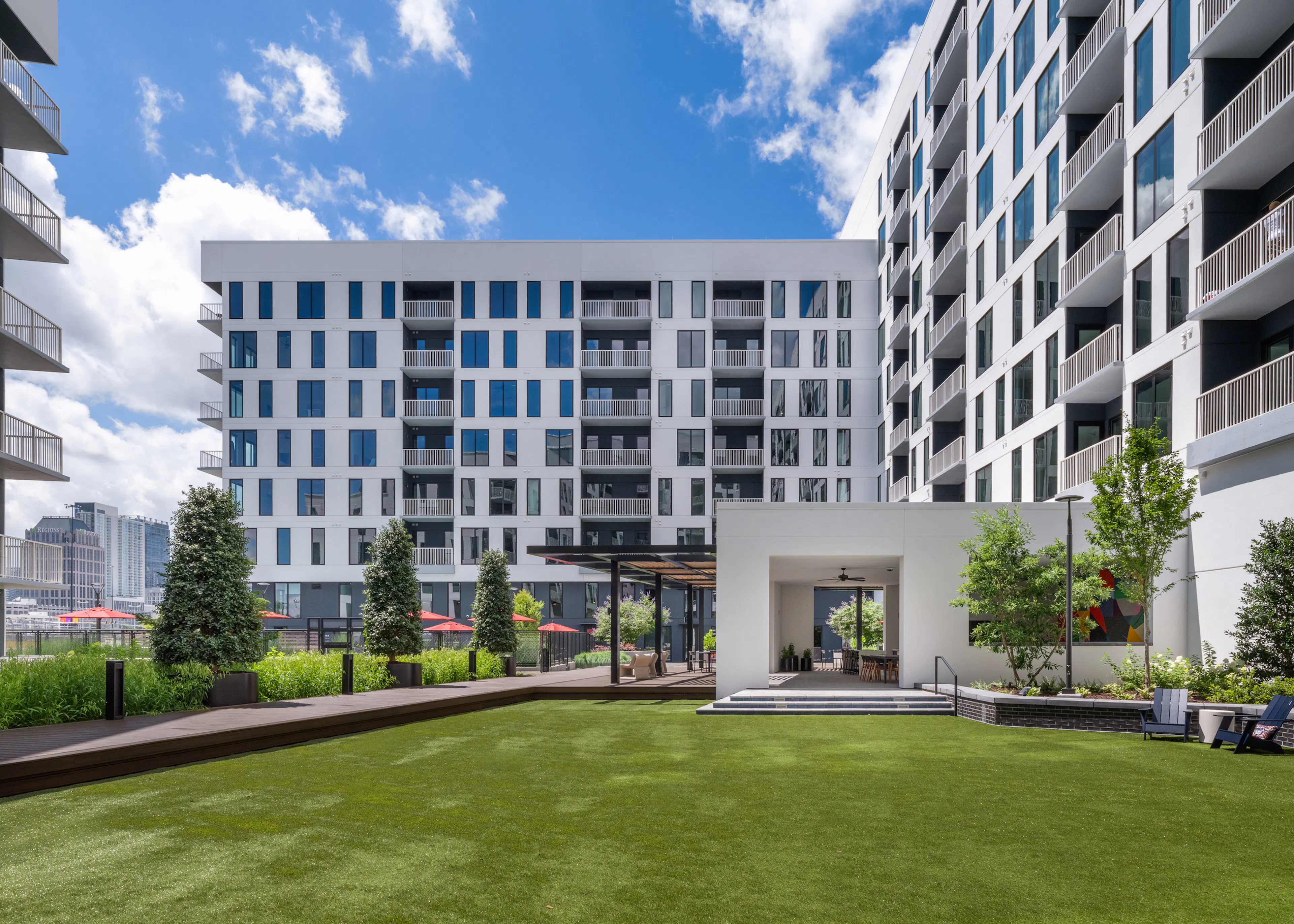 Greenspace courtyard