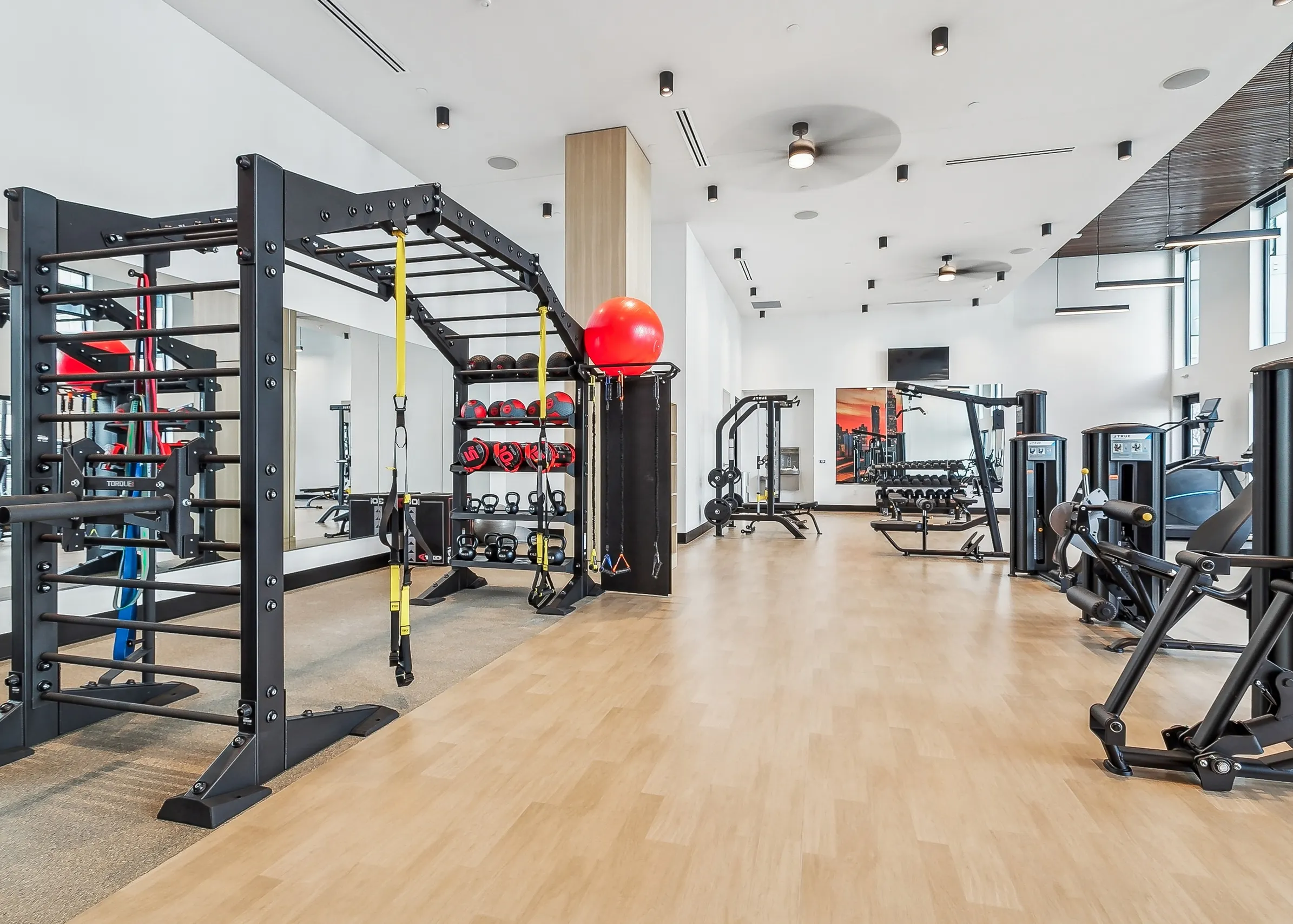 HIIT and resistance training room