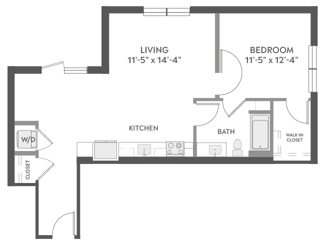 A4b floor plan