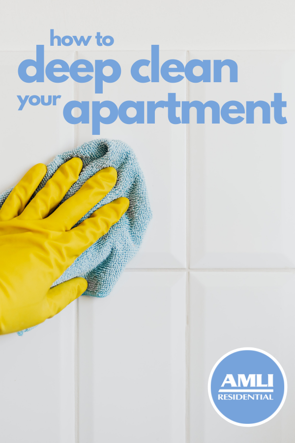 Deep clean apartment