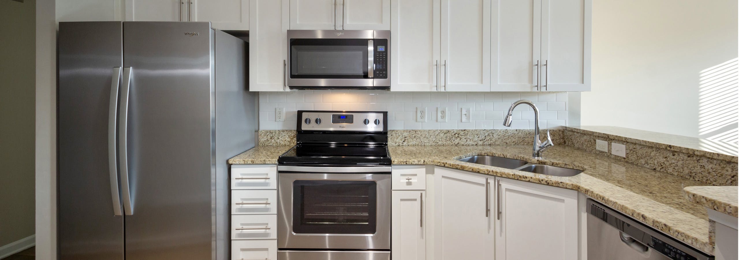 Redesigned townhome kitchen