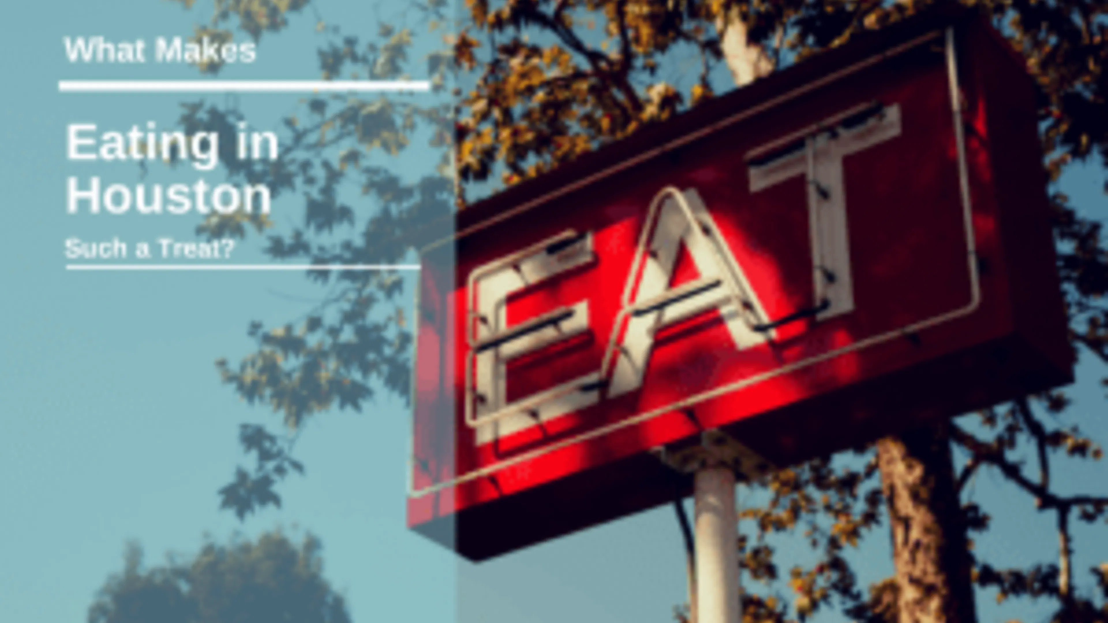 What Makes Eating in Houston Such a Treat-