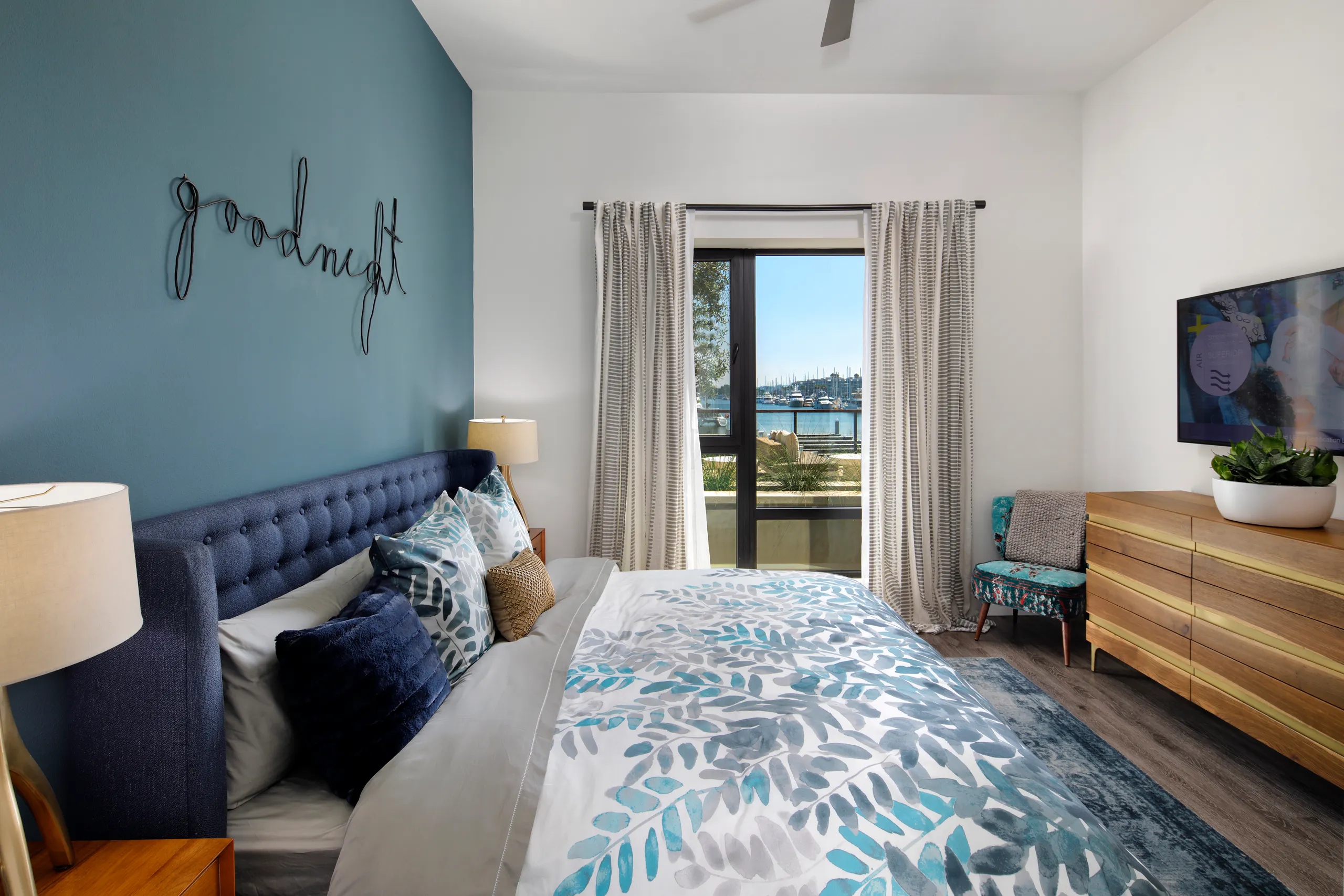 AMLI Marina Del Rey bedroom interior - Marina Del Rey, CA