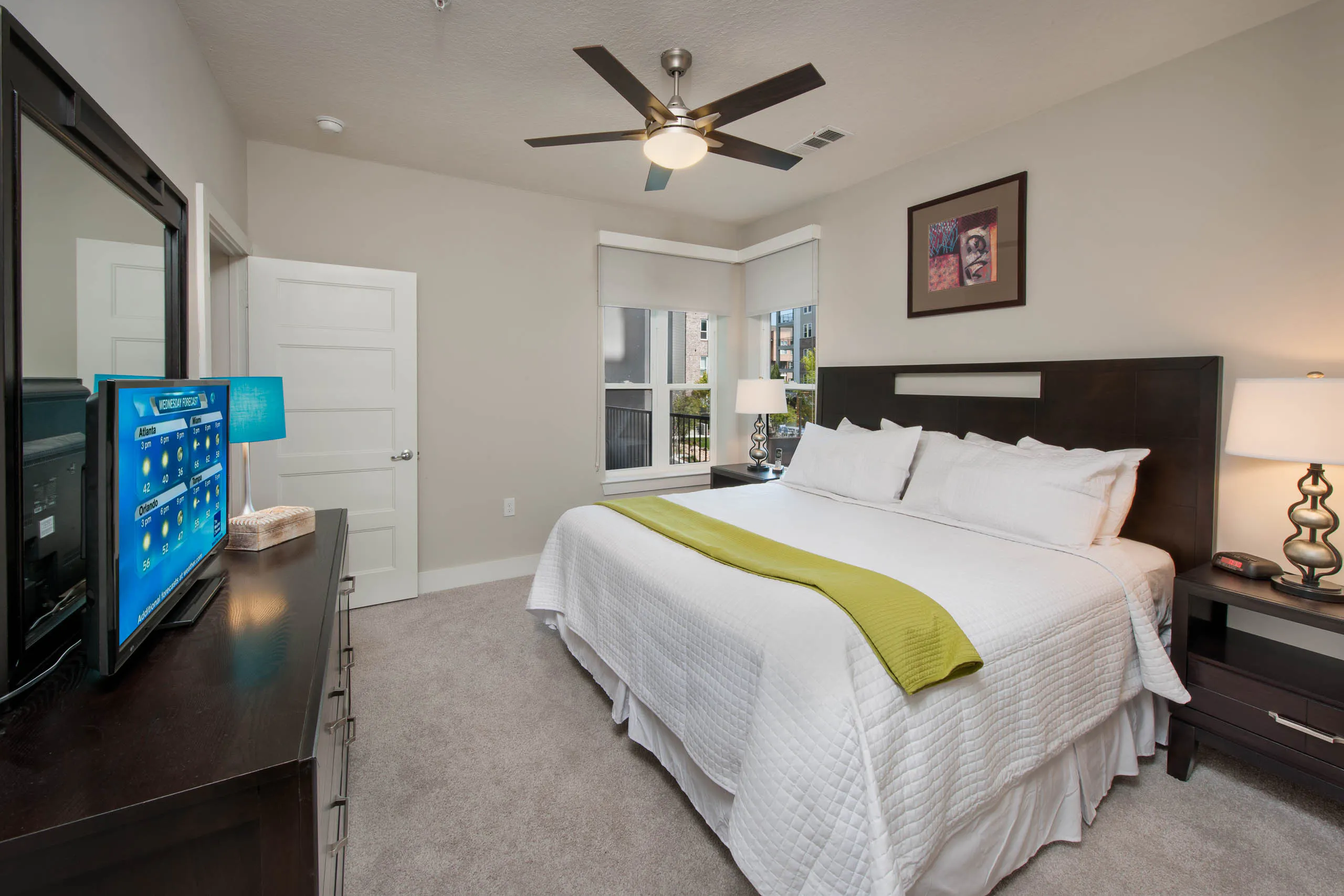 AMLI Piedmont Heights bedroom interior - Atlanta, GA