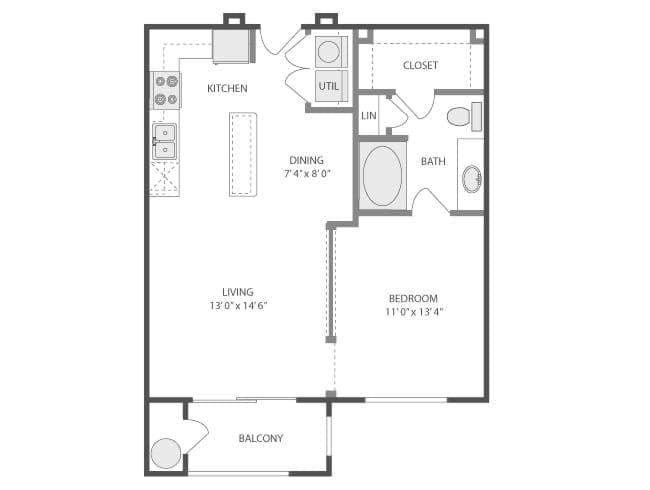 1 & 2 Bedroom Apartments in Uptown Denver AMLI Park Avenue