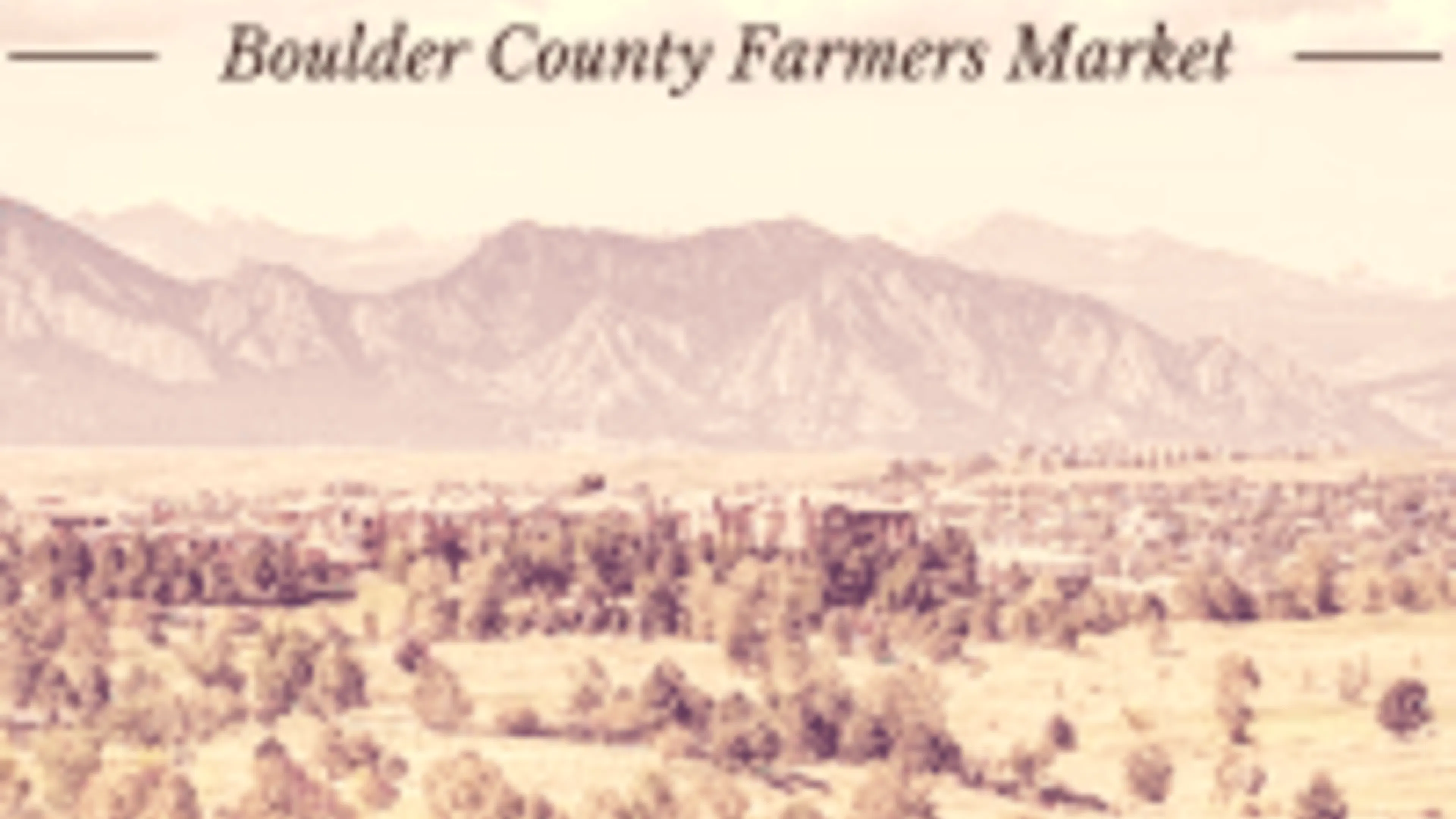 Green Living Made Easy with the Boulder County Farmers Market