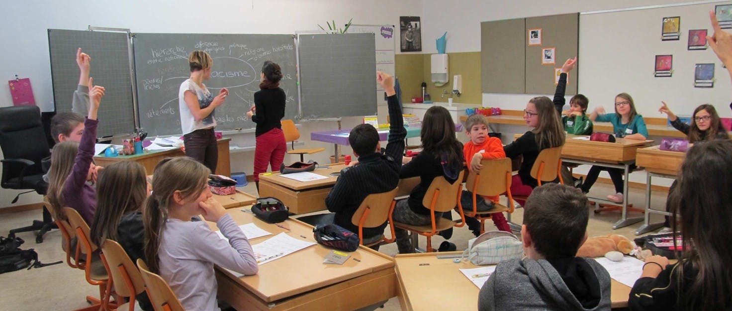 Une salle de classe