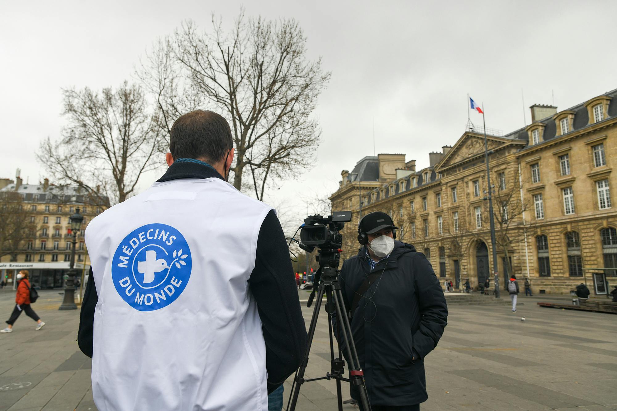 Mobilisation sur la place de la République pour le sixième anniversaire du conflit au Yémen, 25 mars 2021 