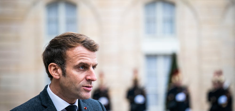 Emmanuel Macron portrait Elysée 