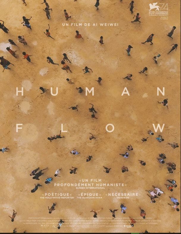 Human Flow film de Ai Weiwei - Affiche