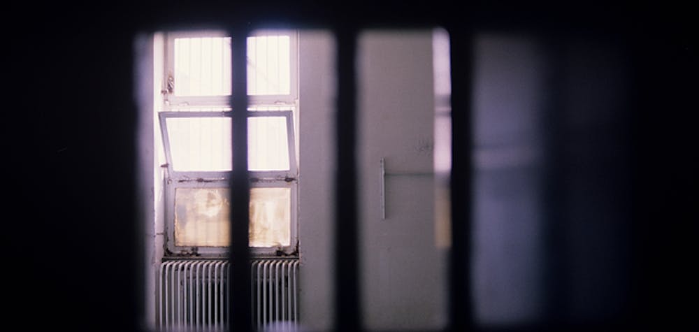 An empty cell inside the political ward at the high security Evin Prison in Tehran, Iran, 10th February 1986. (Photo by Kaveh Kazemi/Getty Images)