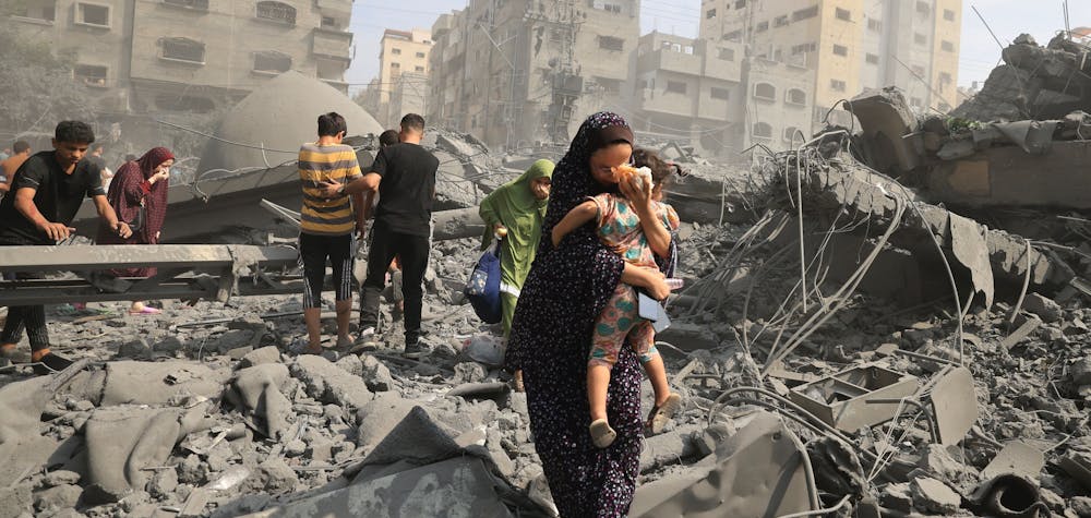 Gaza Bombardements octobre 2023 AFP via Getty Images